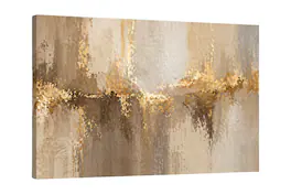 FC Design - Large Canvas 24x36" Abstract Textured Art Painting Modern Luxury Wall Décor - MultiColor