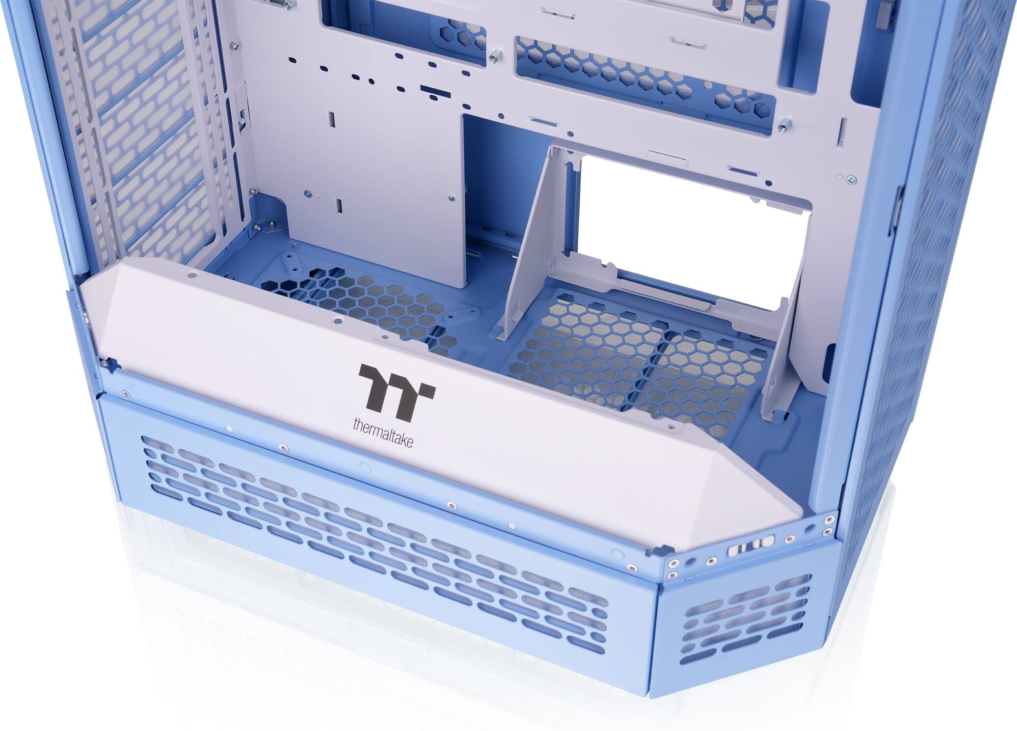 Alt View 34. Thermaltake - Tower 600 Mid Tower ATX PC Case - Hydrangea Blue.