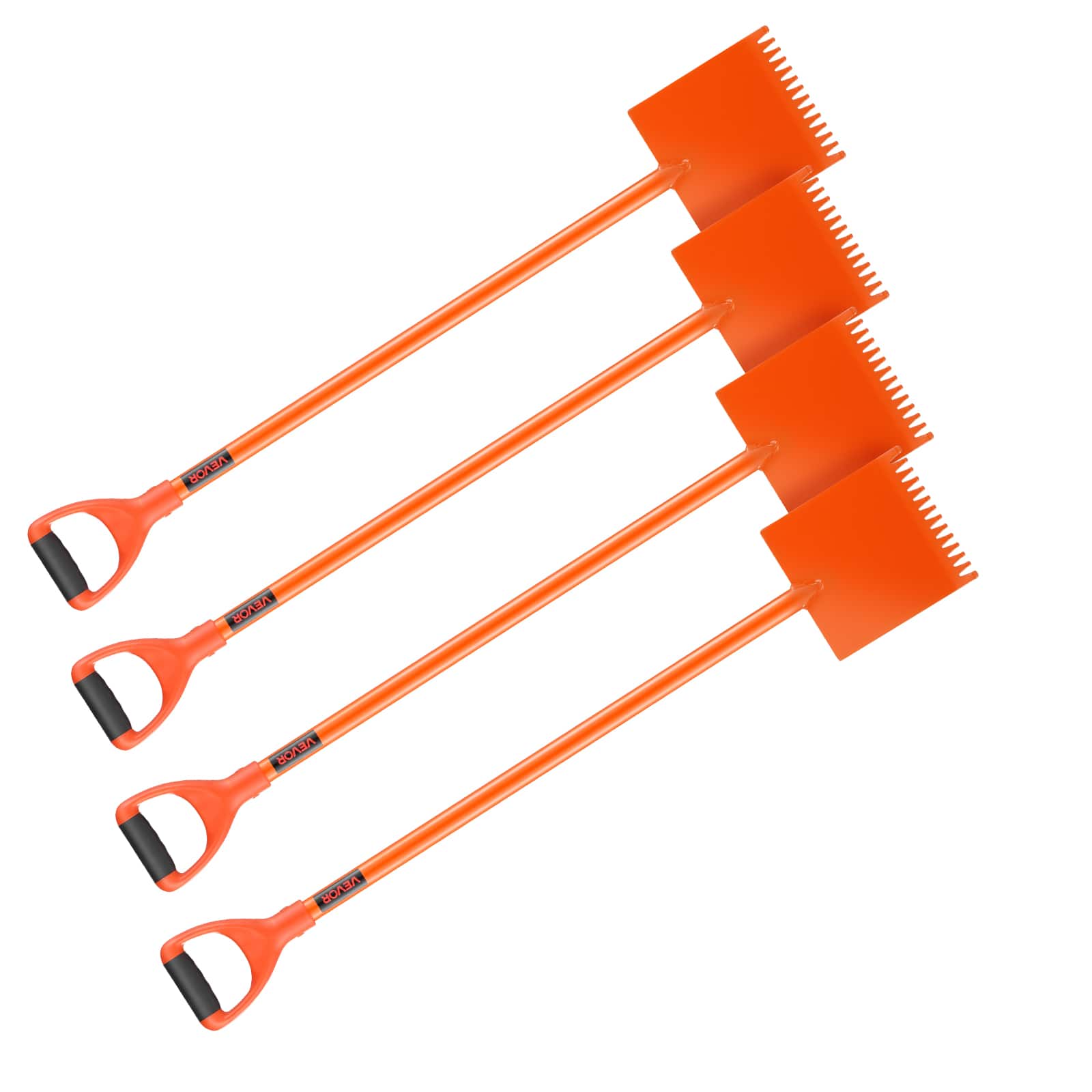 VEVOR - Shingle Shovel 4 Pack, D-Grip Handle Shingle Roof Ripper, High Hardness 45# Steel & Lightweight - Orange price history on PriceWatchPro