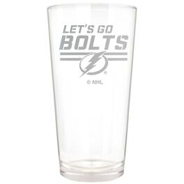 Great American Products - Tampa Bay Lightning Etched 16oz. Rally Cry Pint Glass - Multicolor