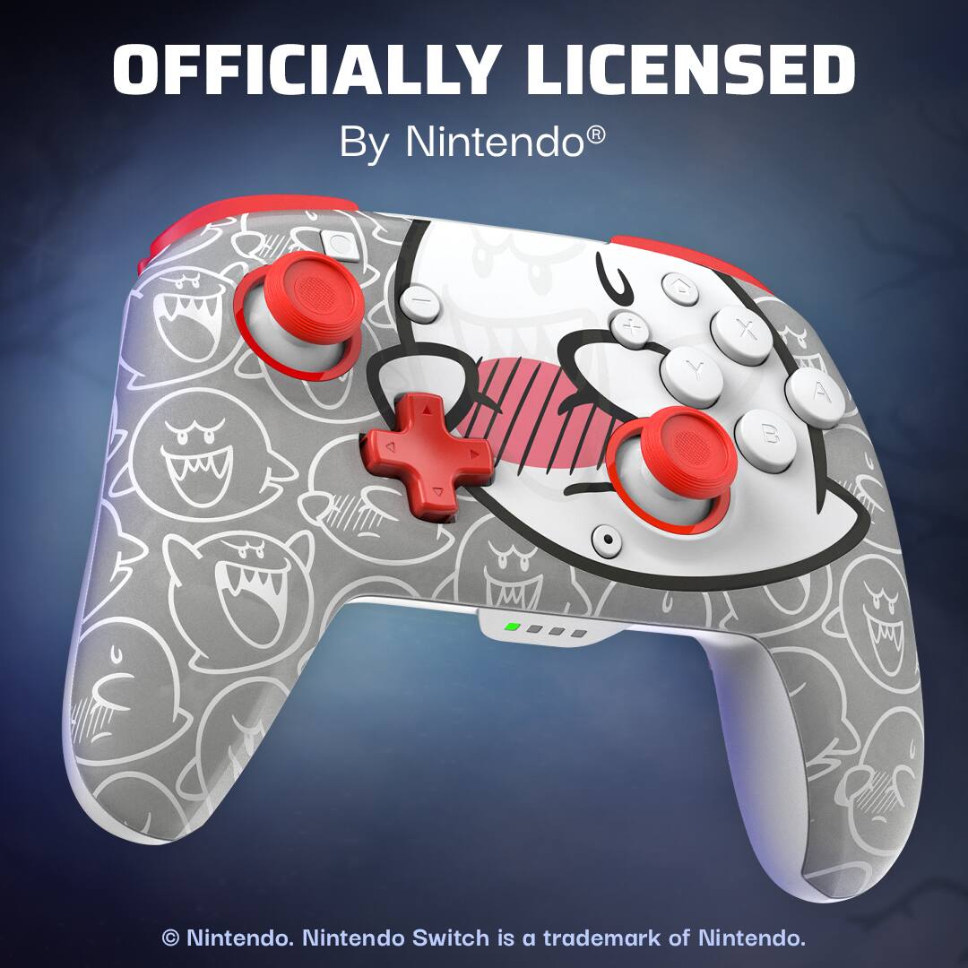 Officially licensed by Nintendo. Nintendo Switch is a trademark of Nintendo.