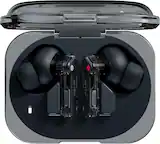 Front. Nothing - Ear (3a) Wireless Bluetooth In-Ear Earbuds - Black.