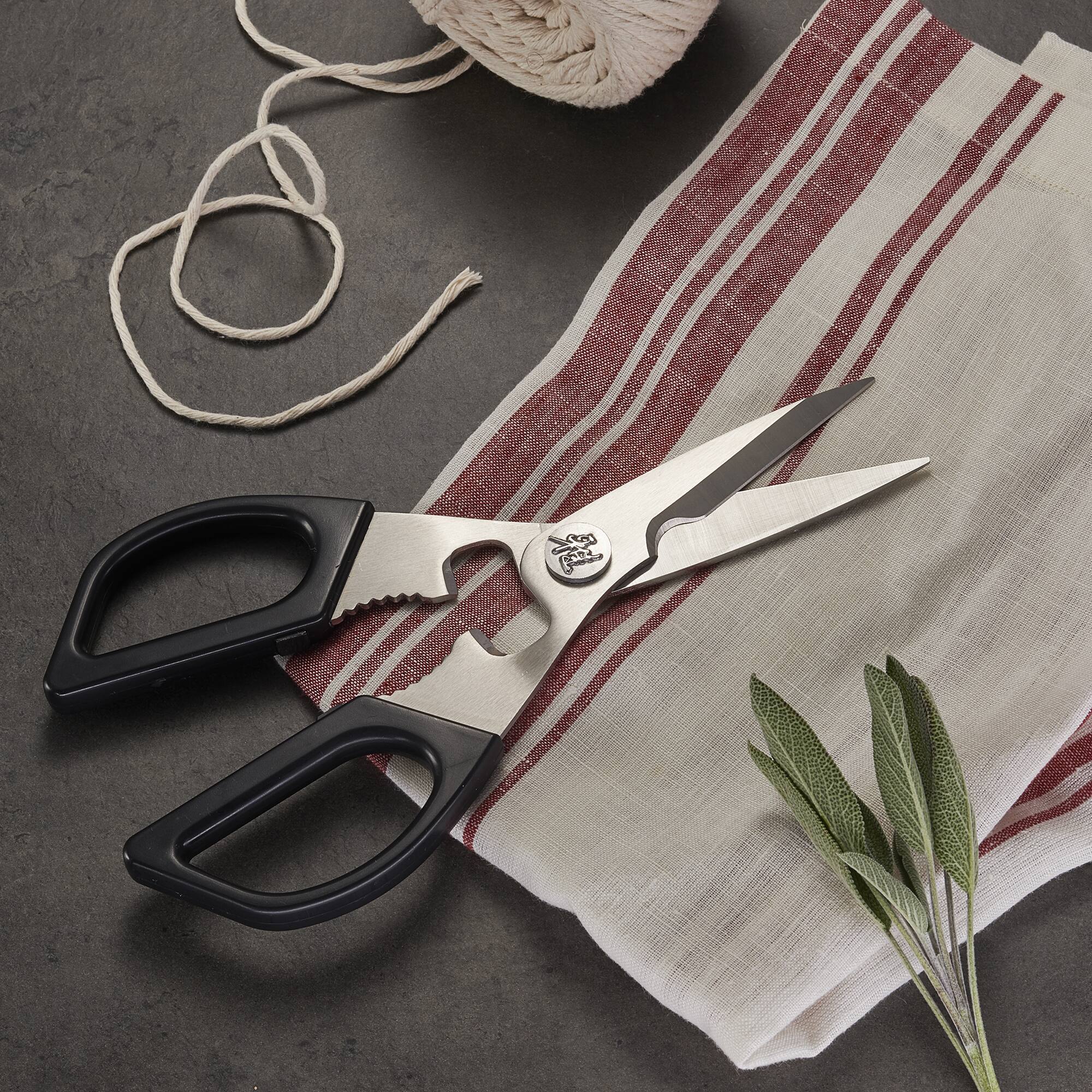 Alt View 1. Miyabi - Miyabi Kitchen Shears - Matte Black.