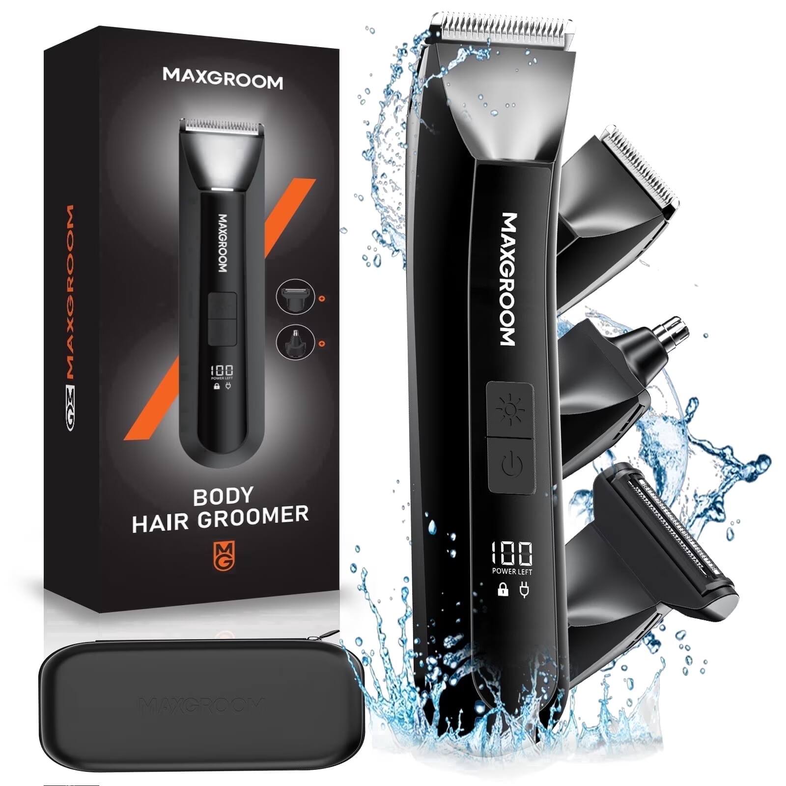 MAXGROOM  
MAXGROOM 100 MINNER BODY HAIR GROOMER M G  
MAXGROOM 100 POWER LEFT  
MAXGROOM