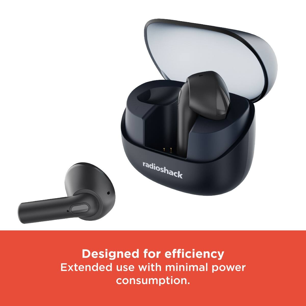 radioshack

Designed for efficiency  
Extended use with minimal power consumption.