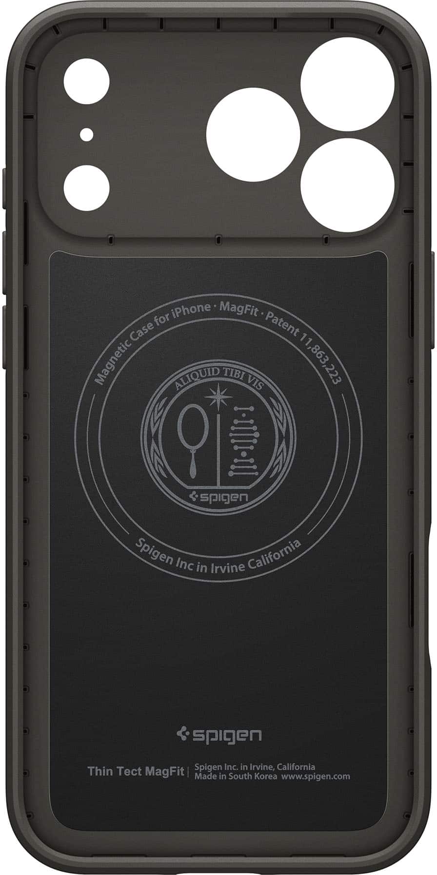 Magnetic Case for iPhone • MagFit • Patent 11,863,223
ALIQUID TIBI VIS
Spigen Inc in Irvine, California
Thin Tect MagFit | Made in South Korea
www.spigen.com