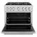 Alt View 1. ZLINE - 36" Classic Dual Fuel Range with 6 Brass Burners and Convection Oven (CDR-BR-36) - Stainless Steel.