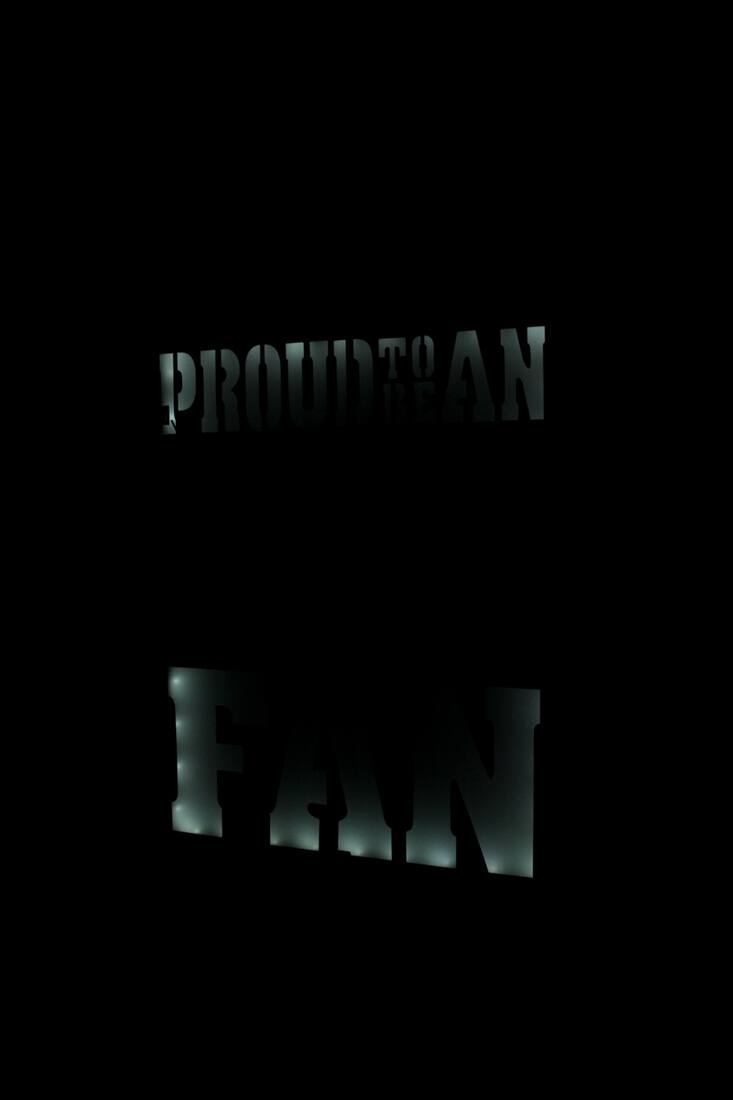 Alt View 1. Evergreen - Proud To Be An Alabama Fan Cutout Metal Wall Sign - Black.