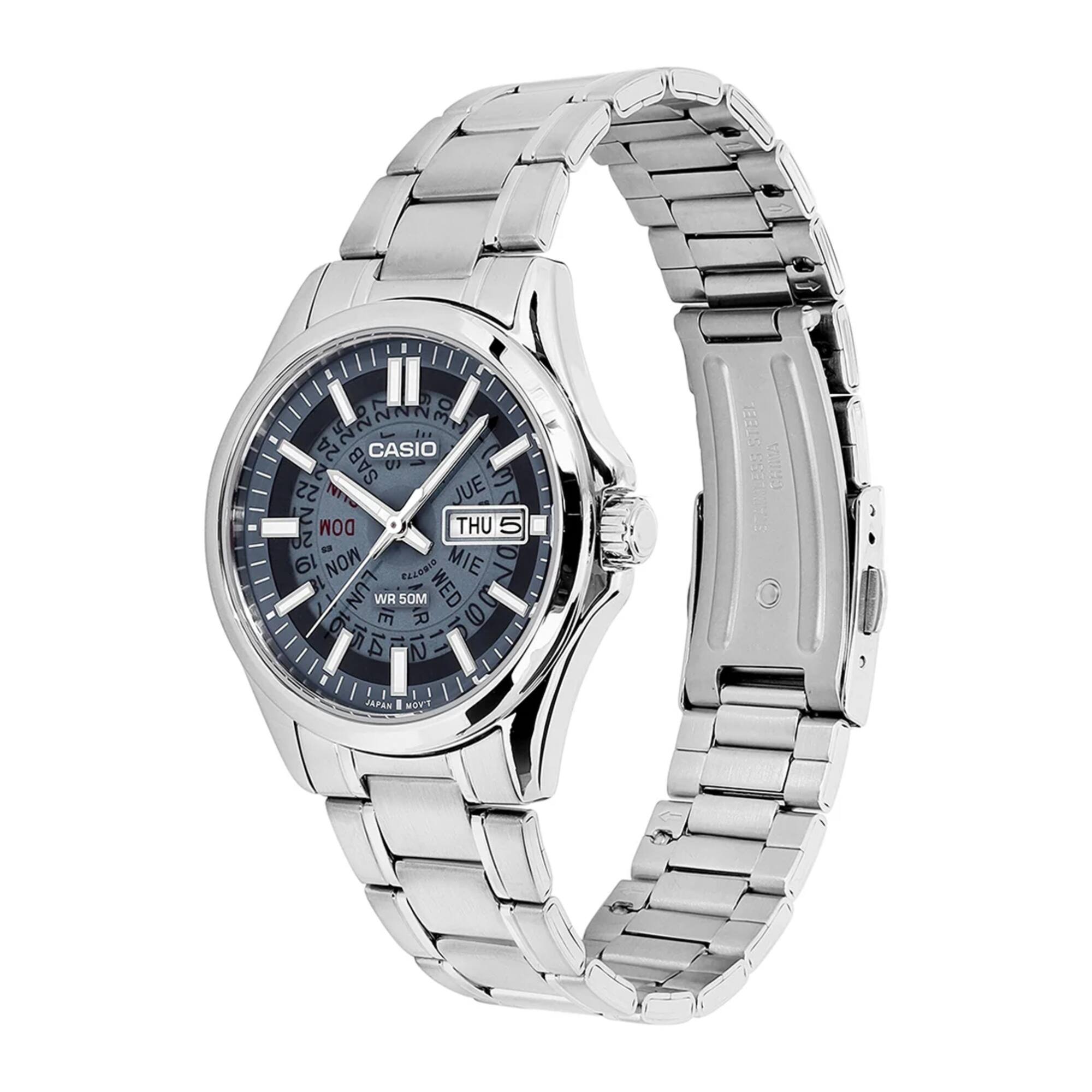 (5) 0 24 SAB CASIO 22 JUE DOM THU 5 2 $3 19 MON 0180773 MIE 18 UN WED WR 50M E R 10 4 12 JAPAN I MOVT

STEEL BEETWORDS CHIVA