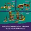 The text on the image is grouped as follows:

"Discover More LEGO Friends Sets, Sold Separately"