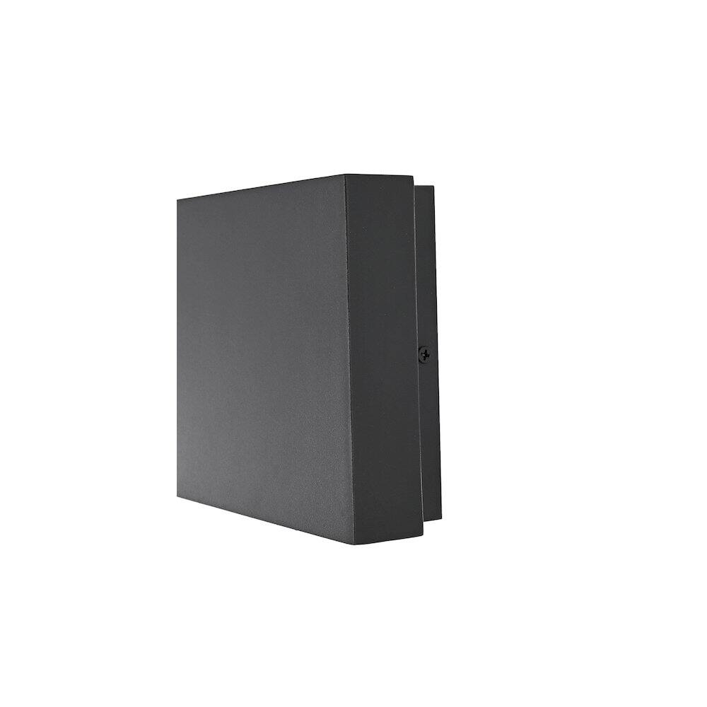 Left. Elegant Lighting - Creed 5.5 inch Outdoor Wall Sconce in Black - Black.