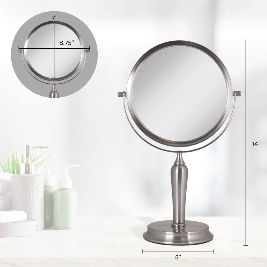Zadro Anaheim, Makeup Mirror with 5X/1X Magnifications
