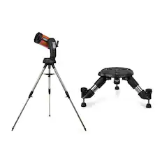 Front. Celestron - Celestron Nexstar 6SE Maksutov-Cassegrain GoTo Telescope with Tripod.