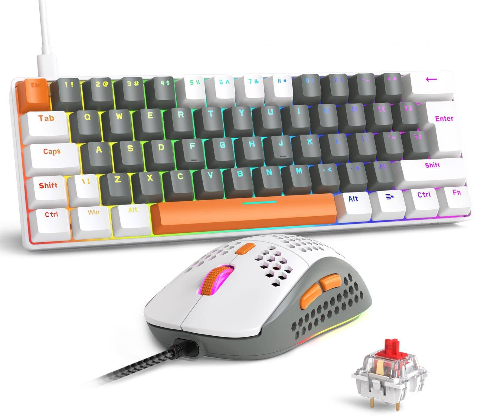 Light Gray/Red Switch