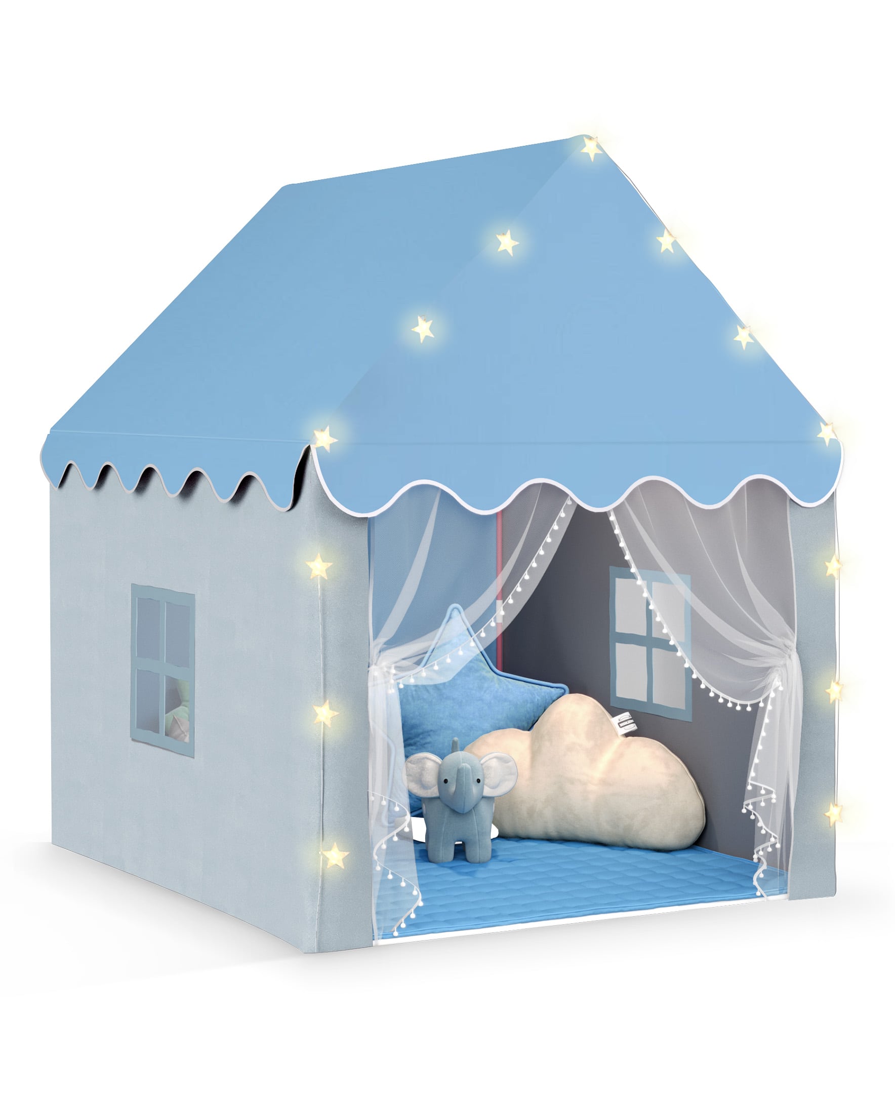 Sugift - Kids Playhouse Tent with Star Lights & Mat for Girls & Boys, Indoor/Outdoor Gift price history on PriceWatchPro
