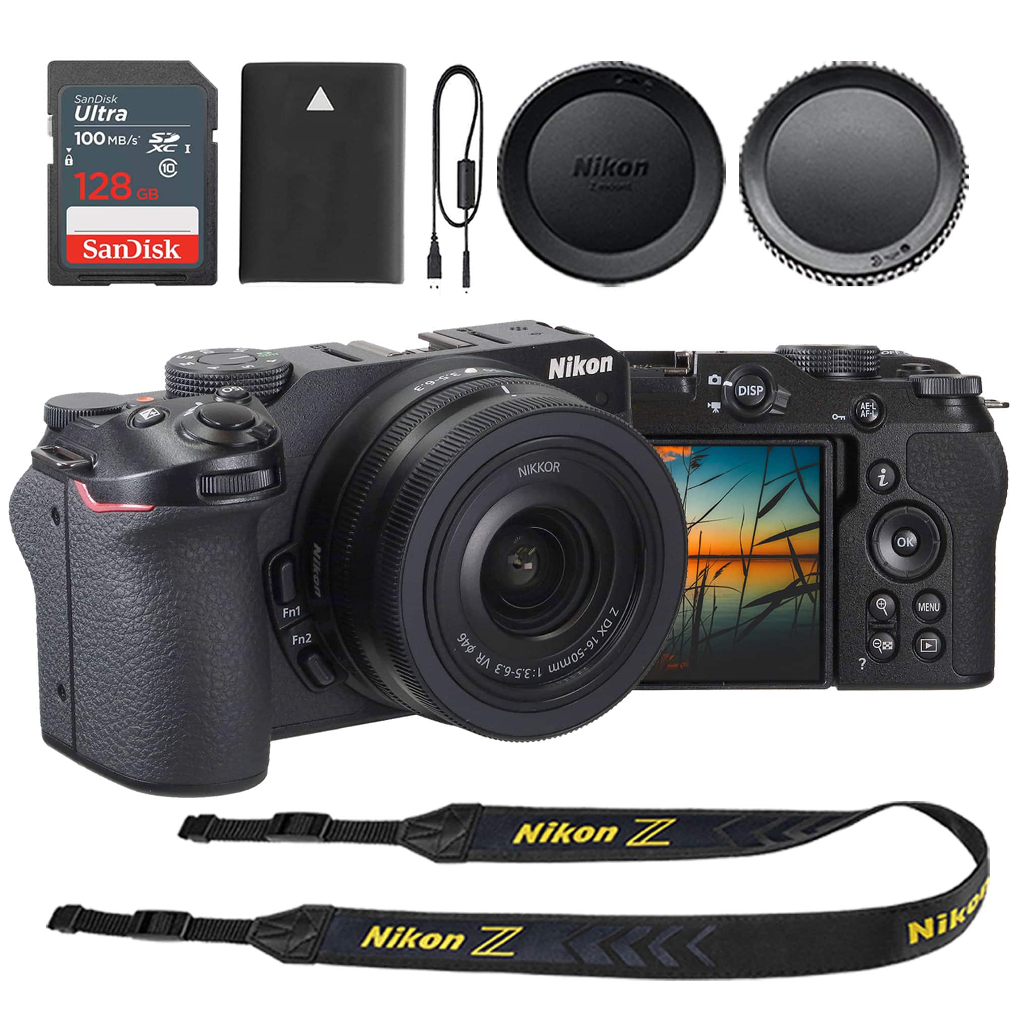 Nikon Z30 Mirrorless Camera with DX 16 50mm Lens + Sandisk Ultra