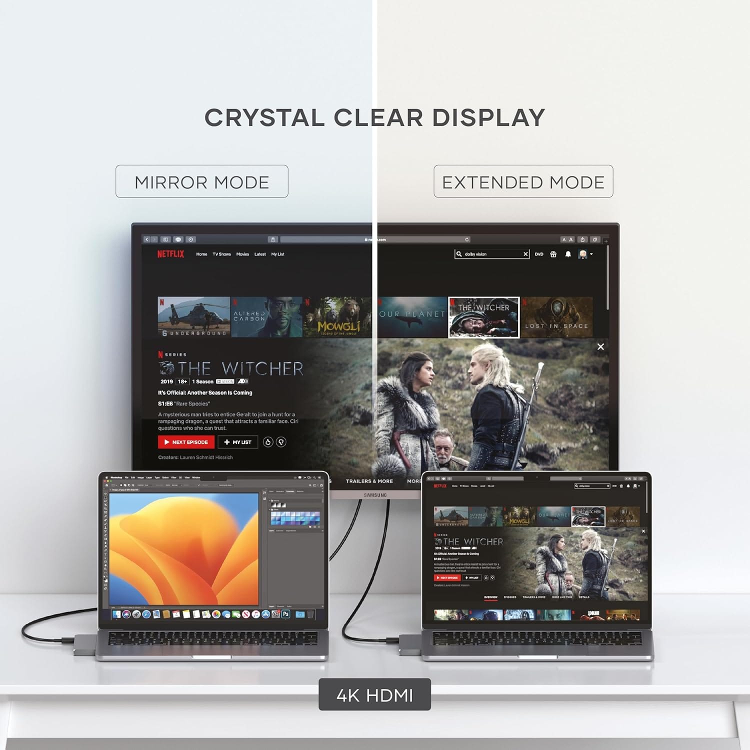 CRYSTAL CLEAR DISPLAY MIRROR MODE EXTENDED MODE - . . & A. . NETFLIX - - i NLM - - x - L.RE. CARBON UNDERSCORE MOWOL THE WITCHER OUR PLANET LUS SPACE . . . . . . . . . . . . . . . . . . . . . . . . . . . . . . . . . . . . . . . . . . . . . . . . . . . . . . . . . . . . . . . . . . . . . . . . . . . . . . . . . . . . . . . . . . . . . . . . . . . . . . . . . . . . . . . . . . . . . . . . . . . . . . . . . . . . . . . . . . . . . . . . . . . . . . . . . . . . . . . . . . . . . . . . . . . . . . . . . . . . . . . . . . . . . . . . . . . . . . . . . . . . . . . . . . . . . . . . . . . . . . . . . . . . . . . . . . . . . . . . . . . . . . . . . . . . . . . . . . . . . . . . . . . . . . . . . . . . . . . . . . . . . . . . . . . . . . . . . . . . . . . . . . . . . . . . . . . . . . . . . . . . . . . . . . . . . . . . . . . . . . . . . . . . . . . . . . . . . . . . . . . . . . . . . . . . . . . . . . . . . . . . . . . . . . . . . . . . . . . . . . . . . . . . . . . . . . . . . . . . . . . . . . . . . . . . . . . . . . .