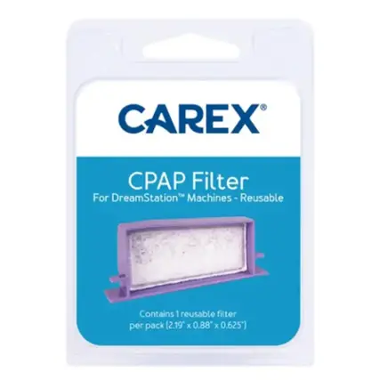 Carex - CPAP Filters for DreamStation Machines, Reusable - Multicolor