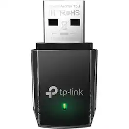 TP-Link - Archer T3U - IEEE 802.11ac Dual Band Wi-Fi Adapter for PC Desktop/Notebook - USB 3.0 - 1.27 Gbit/s - 2.40 GHz - Unknown
