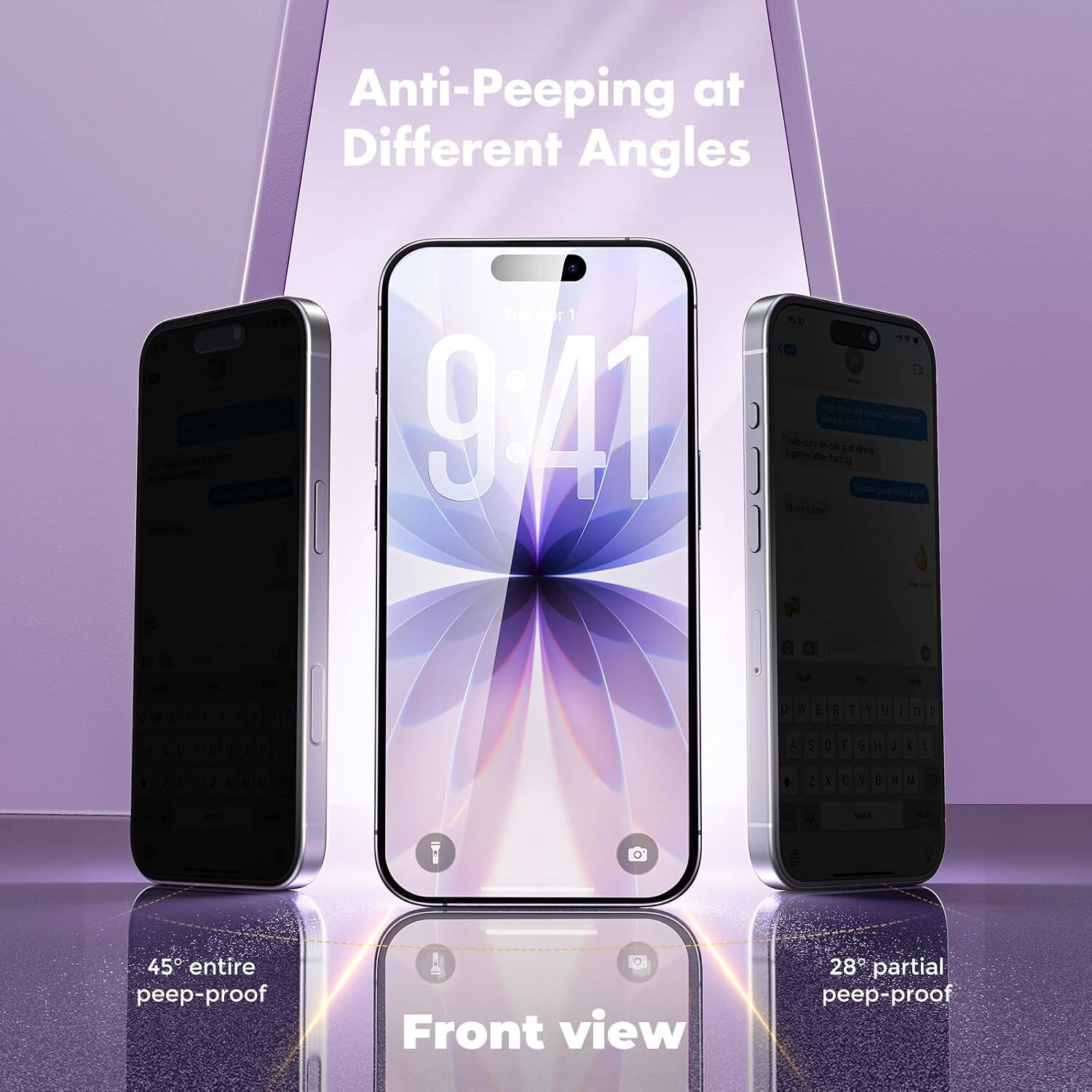 Anti-Peeping at Different Angles

TueWer1 9441
16:10
gran ms
0

...

T
|
U
|
g
:
A
$
D
F
8
H
J
(
I
2
X
C
V
8
N
V
6
m
45 entire peep-proof
Front view
28 partial peep-proof