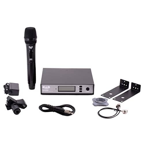 Alt View 6. CAD Audio - CAD Audio WX1000HH Wireless Cardioid Handheld Microphone System - Black.