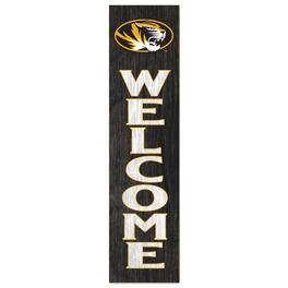 Jardine - Missouri Tigers 12'' x 48'' Welcome Leaner - Black
