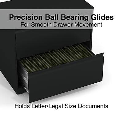 Precision Ball Bearing Glides  
For Smooth Drawer Movement  

Holds Letter/Legal Size Documents