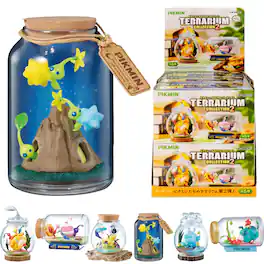 Hamee - RE-MENT Pikmin Full Set Diorama Mini Collectible Figure - Pikmin Terrarium Collection 2 Series (Full Set) - Pikmin Collection 2 (Full Set)