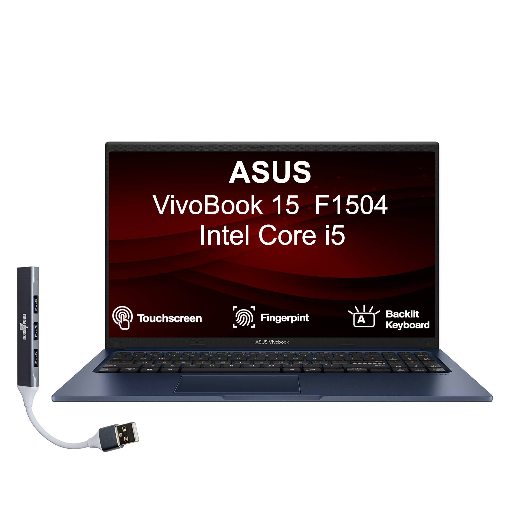 ASUS VivoBook 15 F1504 Intel Core i5  
Touchscreen  
Fingerprint  
Backlit Keyboard