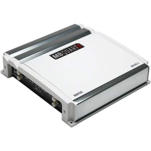 Best Buy MB Quart NAUTIC Marine Amplifier 2 Channel Class SQ White NA180.2