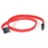 Alt View Standard 20. C2G - 180° To 90° Serial ATA Cable - Translucent Red.