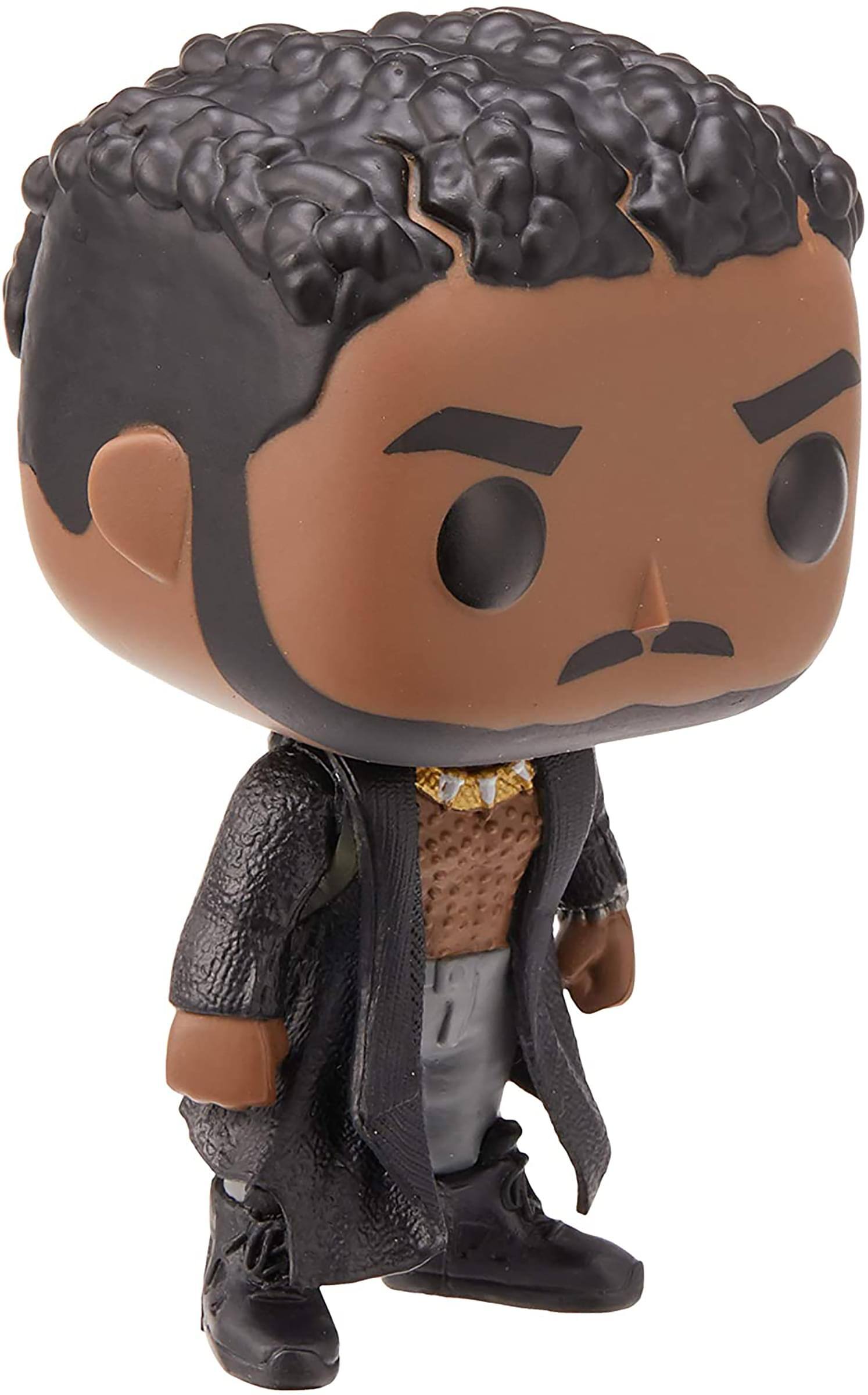 Front. Funko - Marvel Black Panther Funko POP Vinyl Figure | Erik Killmonger - Black.