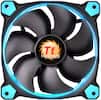 Front. Thermaltake - Riing 12 LED 120mm Radiator Cooling Fan - Blue.