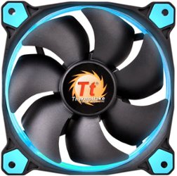 Thermaltake - Riing 12 LED 120mm Radiator Cooling Fan - Blue - Front_Zoom
