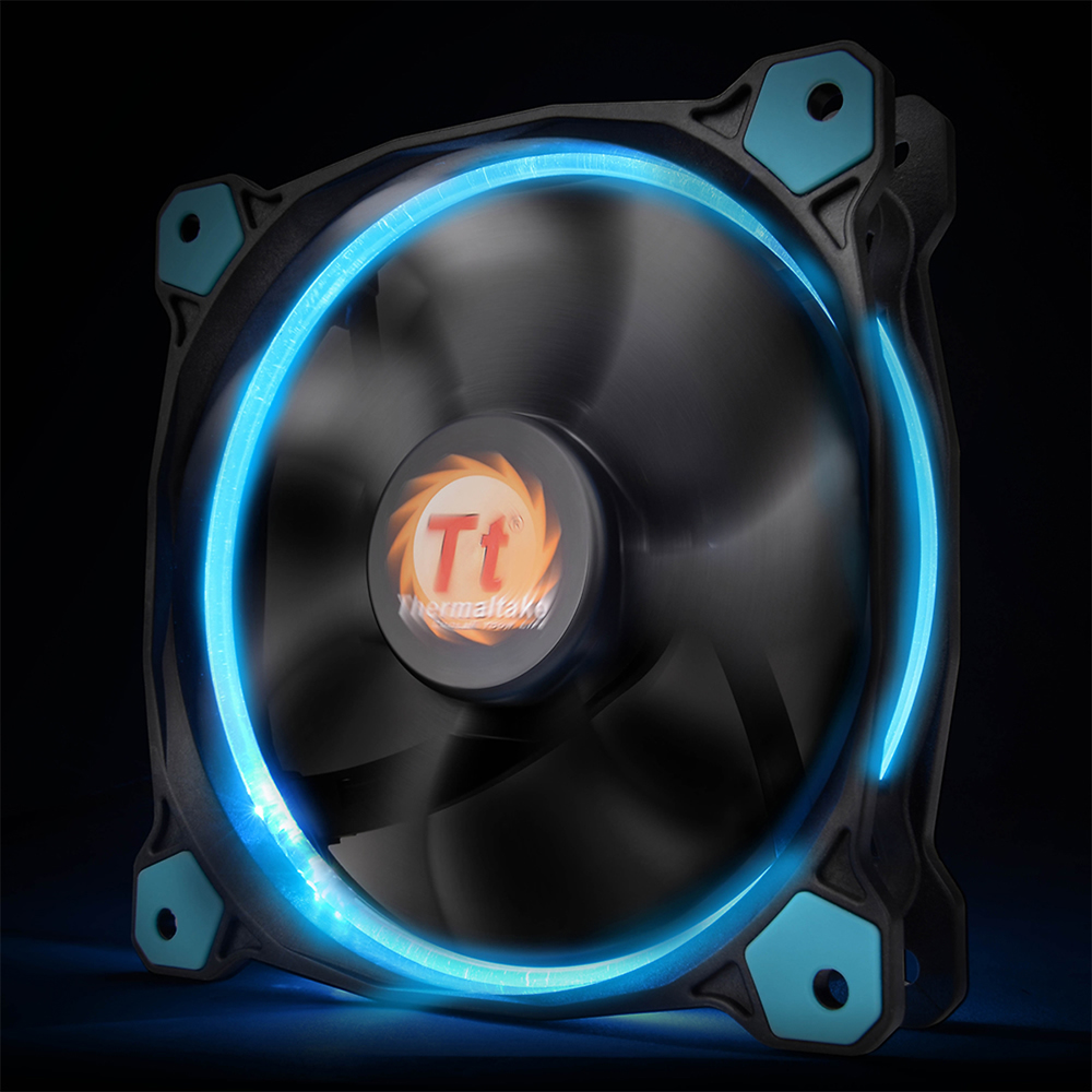 Thermaltake - Riing 12 LED 120mm Radiator Cooling Fan - Blue