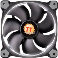 Thermaltake - Riing 12 LED 120mm Radiator Cooling Fan - White - Front_Zoom