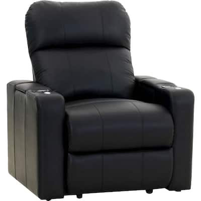 Octane Seating - Turbo XL700 Straight Power Recline Home Theater Seating - Black