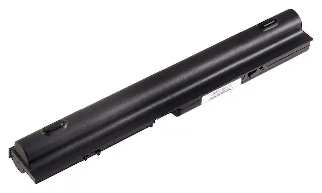 Front. DENAQ - Lithium-Ion Battery for Select HP Laptops - Black.