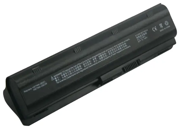 Front. DENAQ - Lithium-Ion Battery for Select HP Laptops - Black.