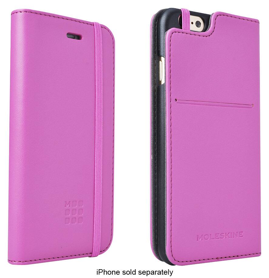 Front. Moleskine - Classic Booktype Case for Apple® iPhone® 6 and 6s - Purple.