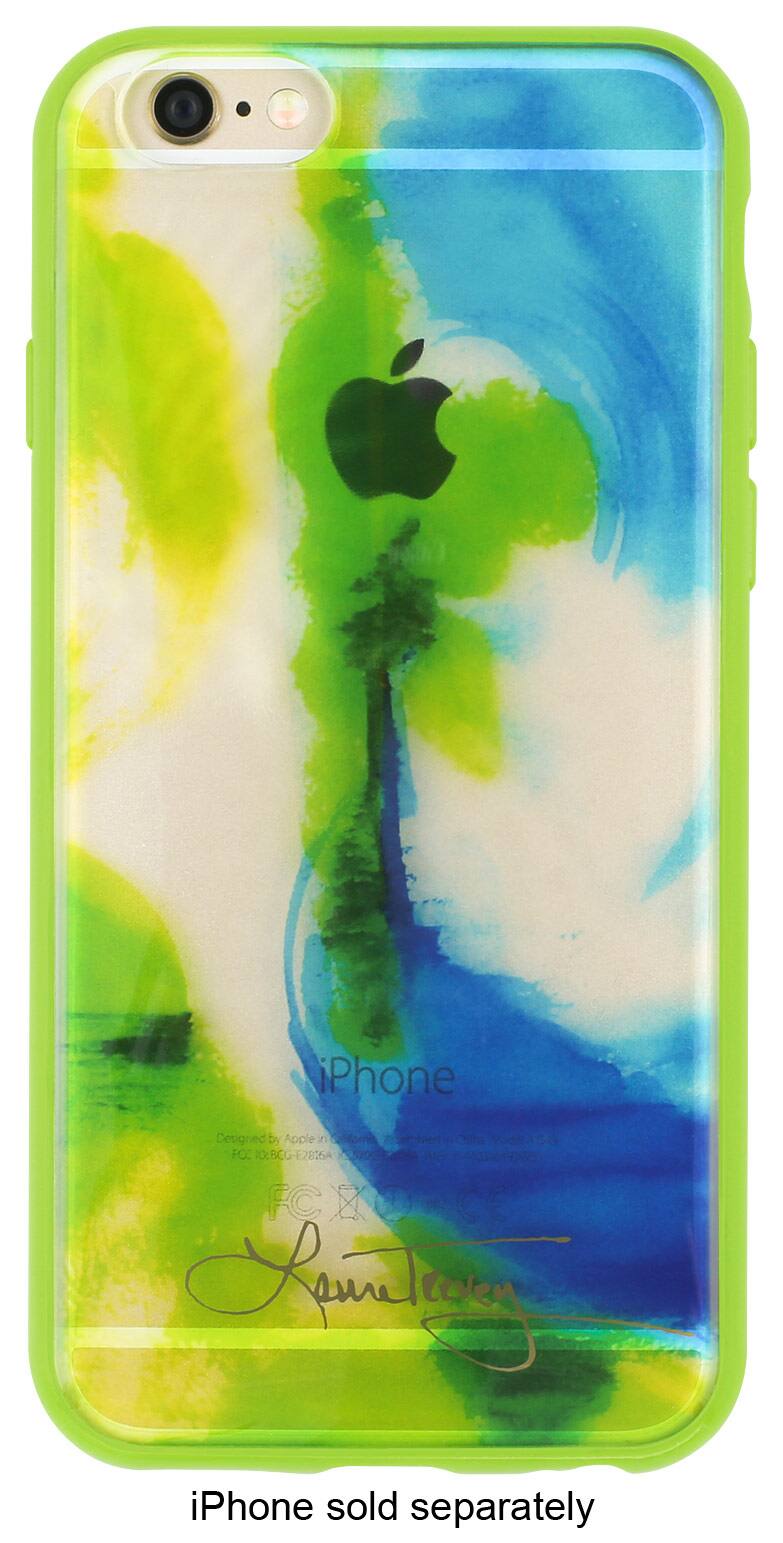 Front. Incipio - Laura Trevey Hard Shell Case for Apple® iPhone® 6 - Blue/Green.