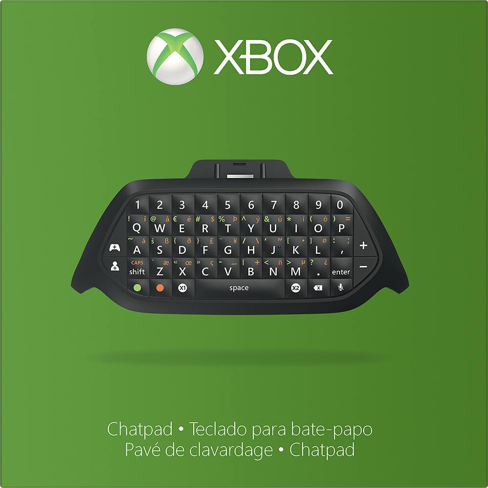 thumbnail image 2 of Microsoft Xbox 360 Chatpad – Tested, Works Great! Black, QWERTY Keyboard Attachment For Controller 2 of 6