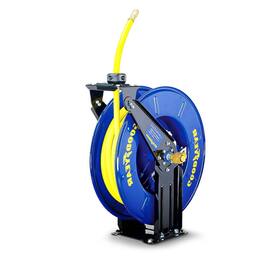 Goodyear - Industrial Retractable Air Hose Reel - 1/2" x 50' Ft, 300 PSI Max, 1/2"