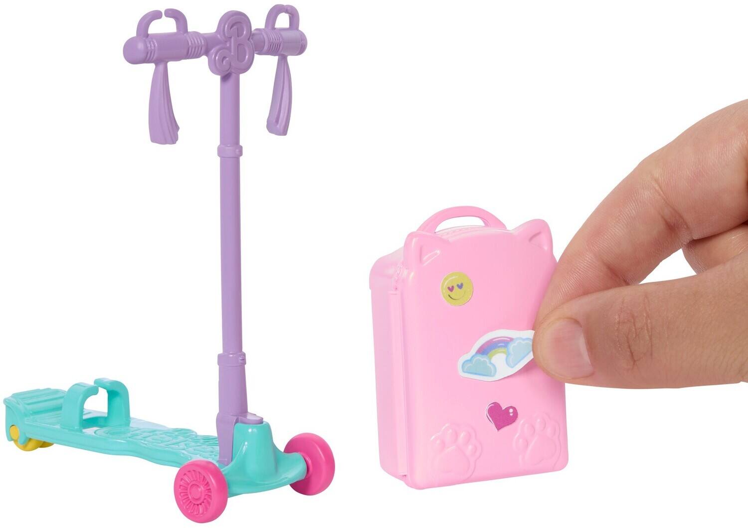 Alt View 2. Mattel - Barbie Club Chelsea Limitless Adventure Doll with Scooter & Suitcase   - COLLECTIBLES - Multicolor.
