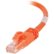 Front Standard. C2G - Cat6 Snagless Crossover Cable - Orange.