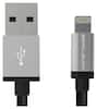 ZeroLemon - 3.2' Lightning-to-USB Cable - Black/Gray-Front_Standard