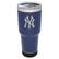 Front. The Memory Company - New York Yankees 30oz. Stainless Steel LED Bluetooth Tumbler - Multicolor.