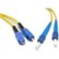 Alt View Standard 20. C2G - Duplex Fiber Patch Cable - Yellow.