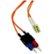 Alt View Standard 20. C2G - Duplex Fiber Patch Cable - Orange.