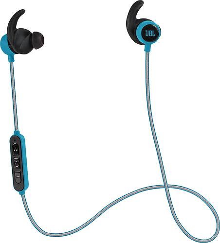 JBL - Reflect Mini BT In-Ear Wireless Sport Headphones - Teal - Larger Front